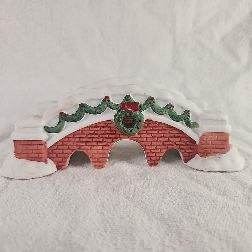 Village Build Bridge Santas Best Christmas In Vermont Red Brick Accessor Vintage